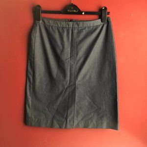 BCBGMaxAzria Faux Denim Pencil Skirt